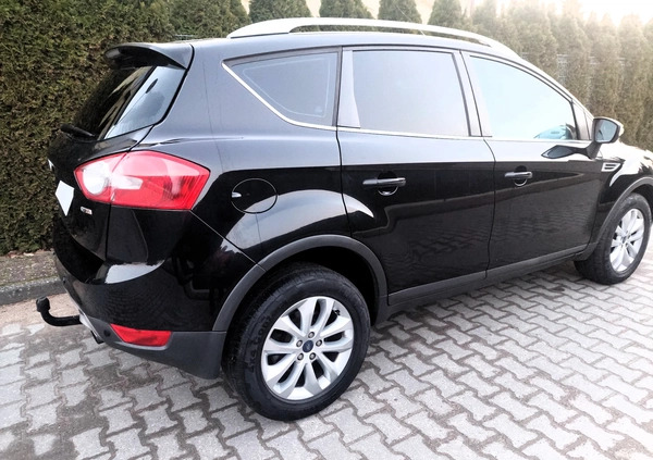 Ford Kuga cena 36900 przebieg: 204800, rok produkcji 2009 z Świdwin małe 781